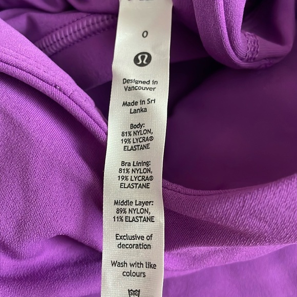 NWT Lululemon Align Tank Moonlit Magenta Size 0